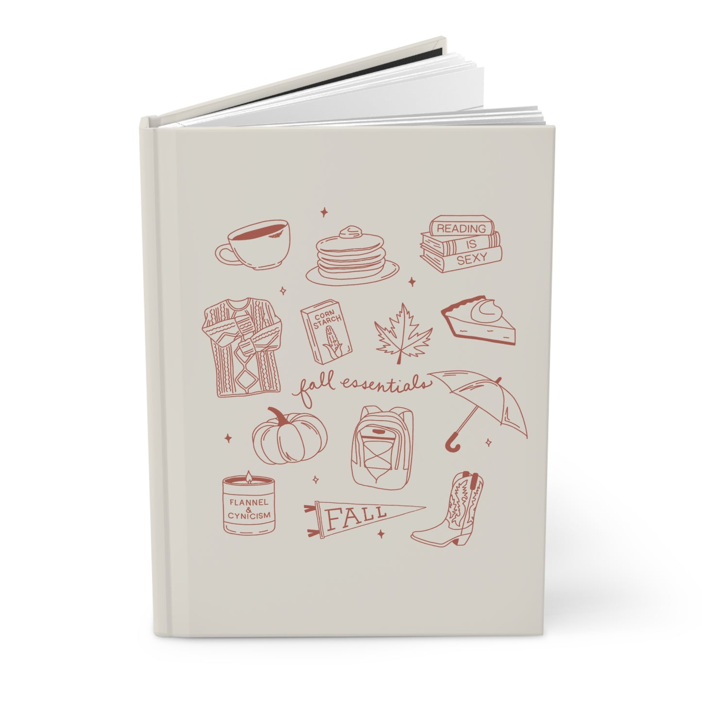 Fall Essentials Hardcover Journal Matte