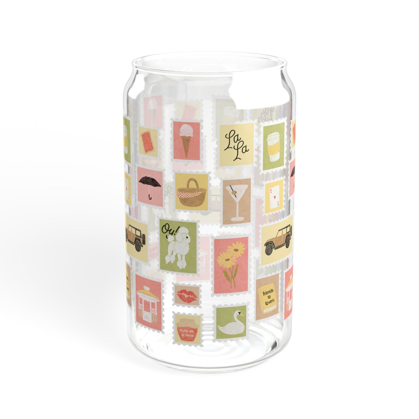 Sending All My Love Can Shaped Glass