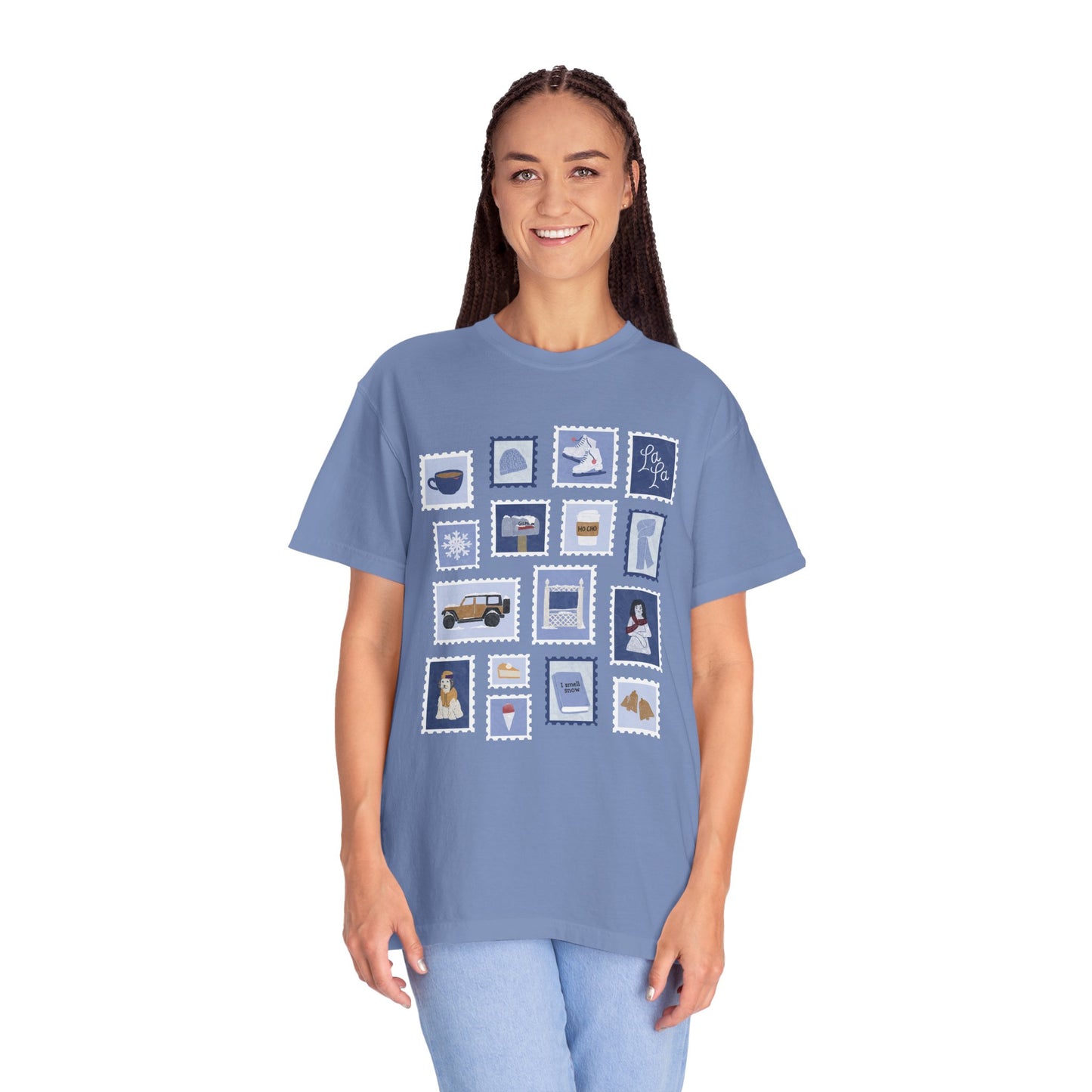 Winter Stamps Comfort Colors Tee