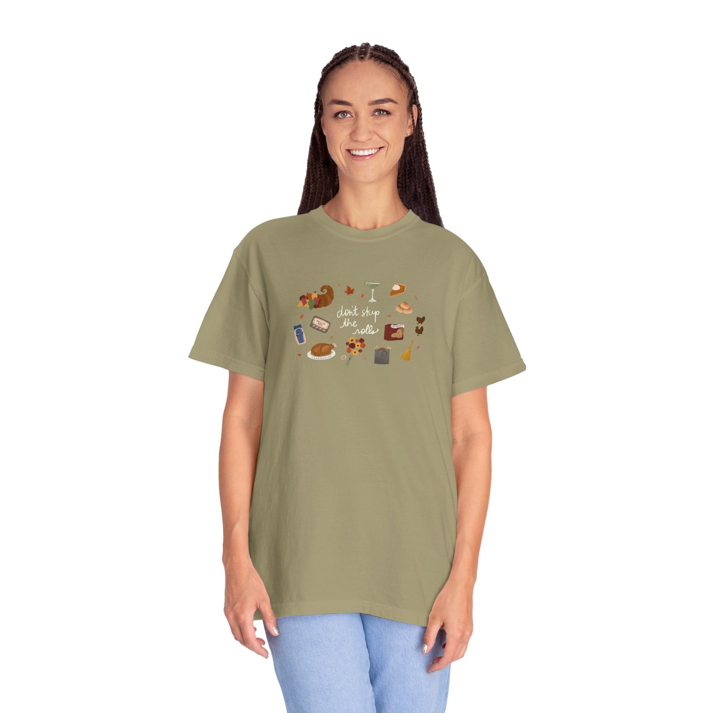 Don't Skip The Rolls Illustration Comfort Colors Tee