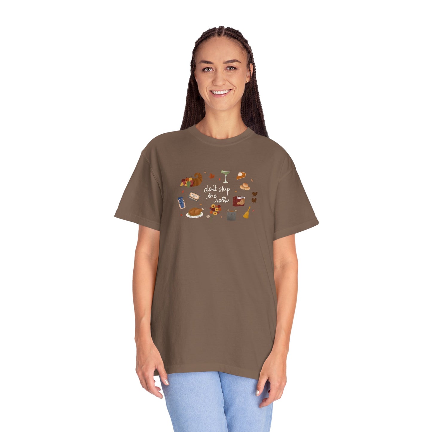 Don't Skip The Rolls Illustration Comfort Colors Tee