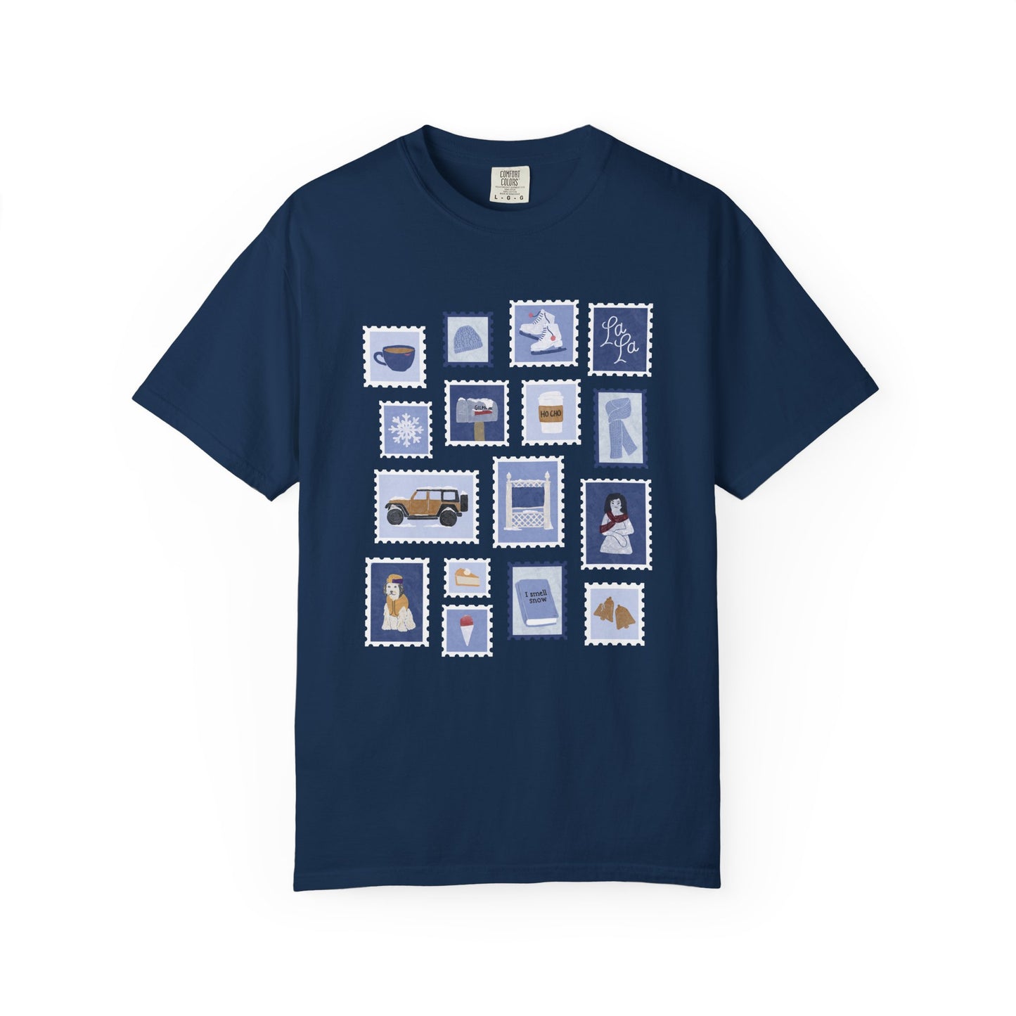 Winter Stamps Comfort Colors Tee