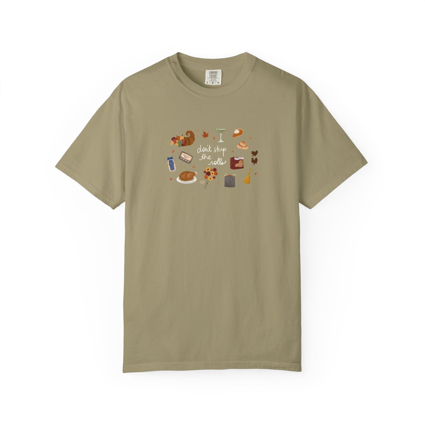 Don't Skip The Rolls Illustration Comfort Colors Tee