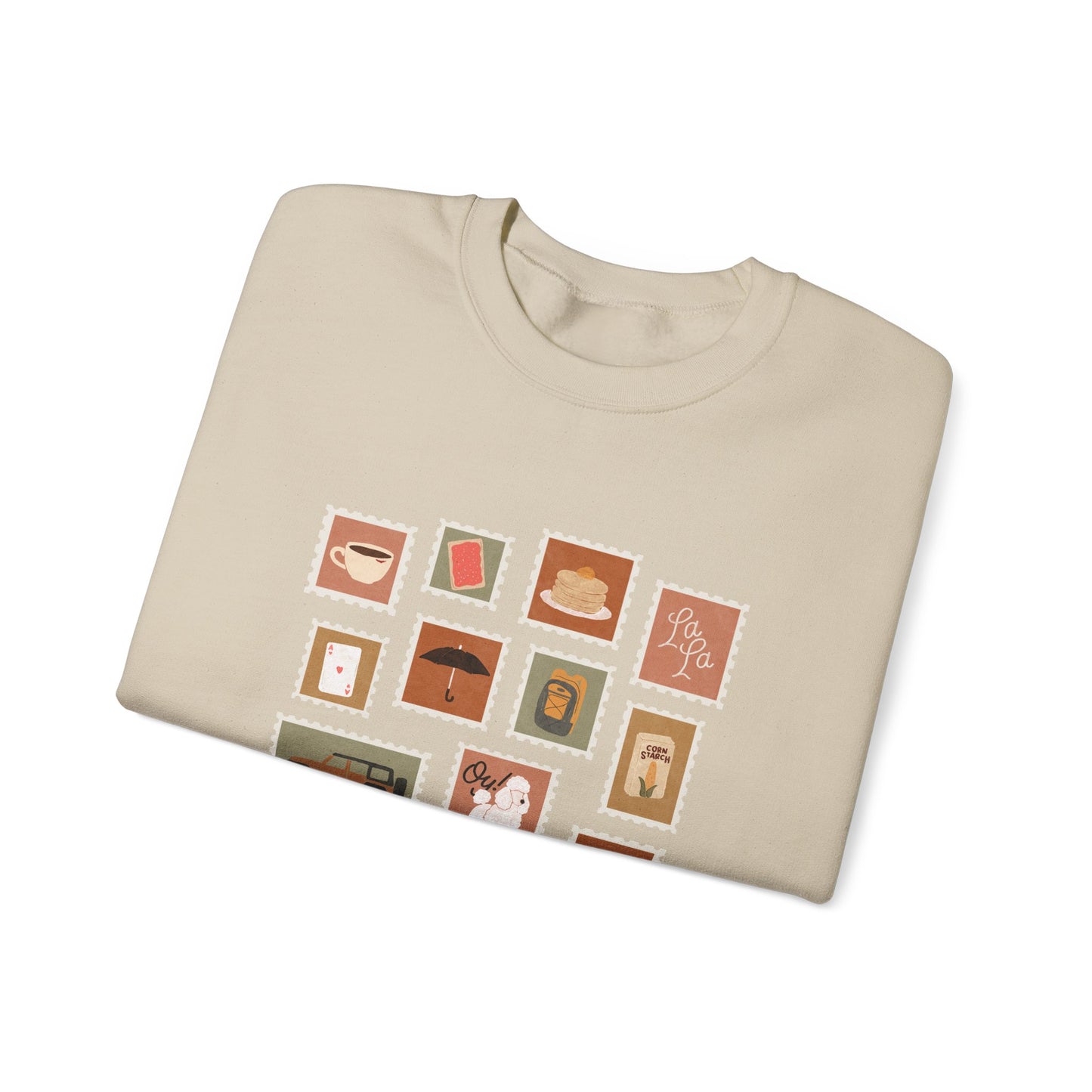 Autumn Stamps Gilden Crewneck