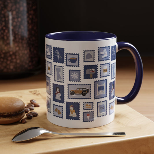 Winter Stamps Mug