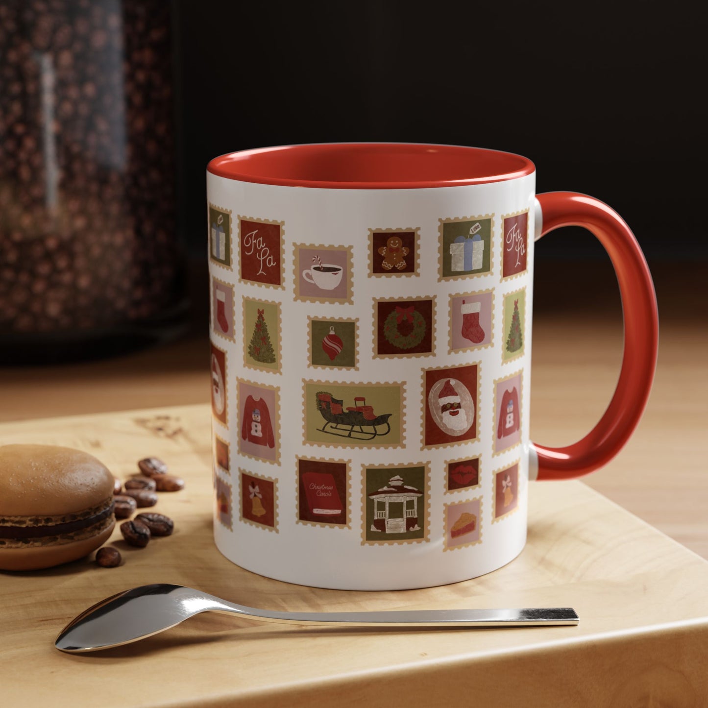 Holiday Stamps Mug