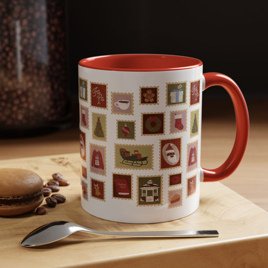 Holiday Stamps Mug