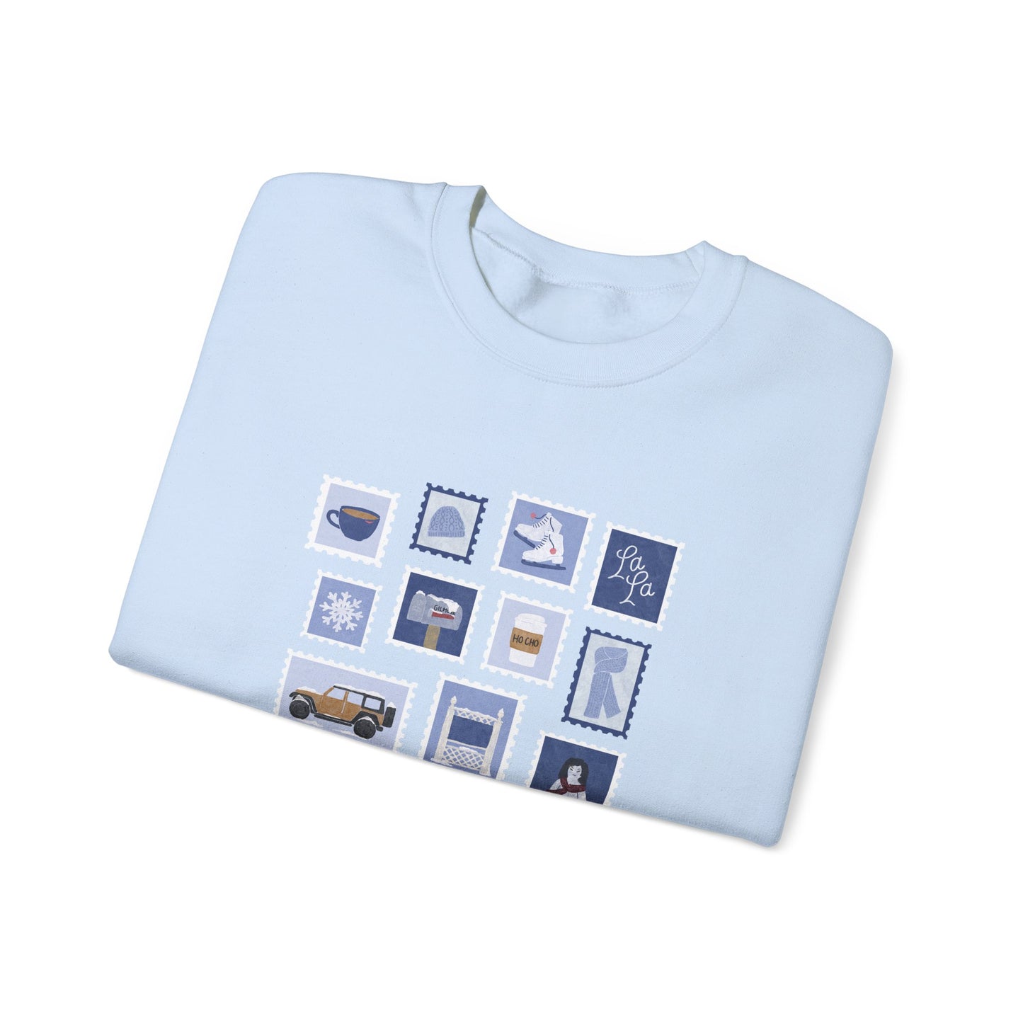 Winter Stamps Crewneck Sweatshirt