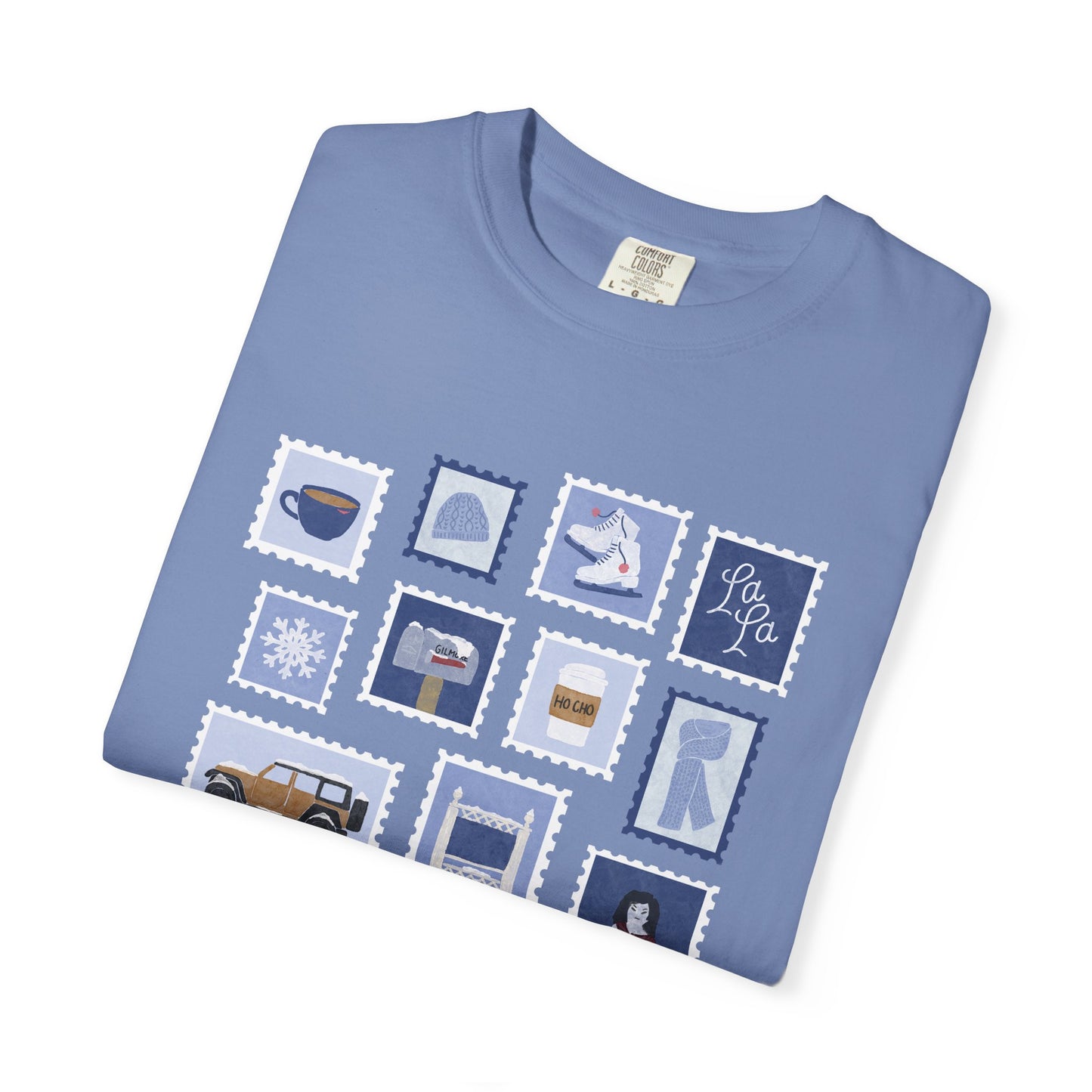 Winter Stamps Comfort Colors Tee