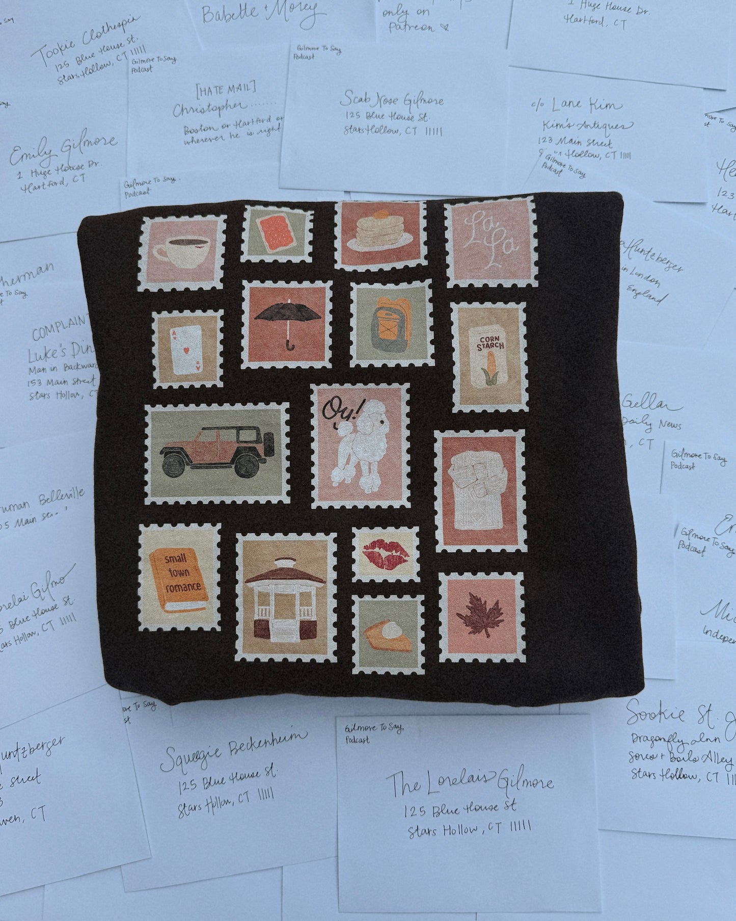 Autumn Stamps Gilden Crewneck