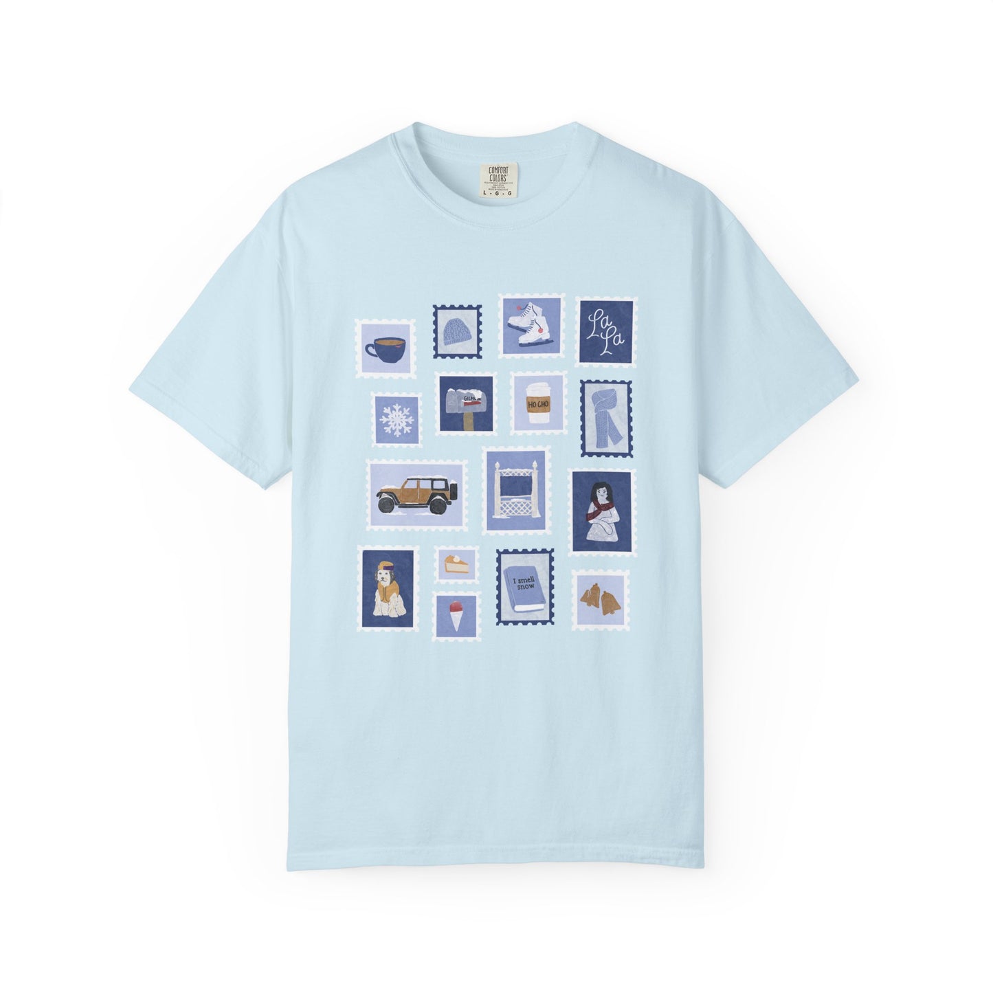 Winter Stamps Comfort Colors Tee