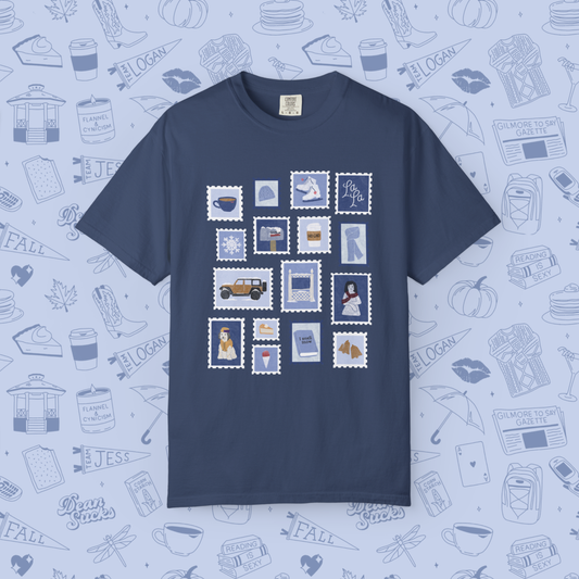 Winter Stamps Comfort Colors Tee