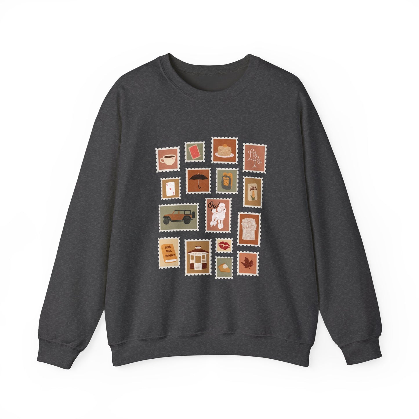 Autumn Stamps Gilden Crewneck