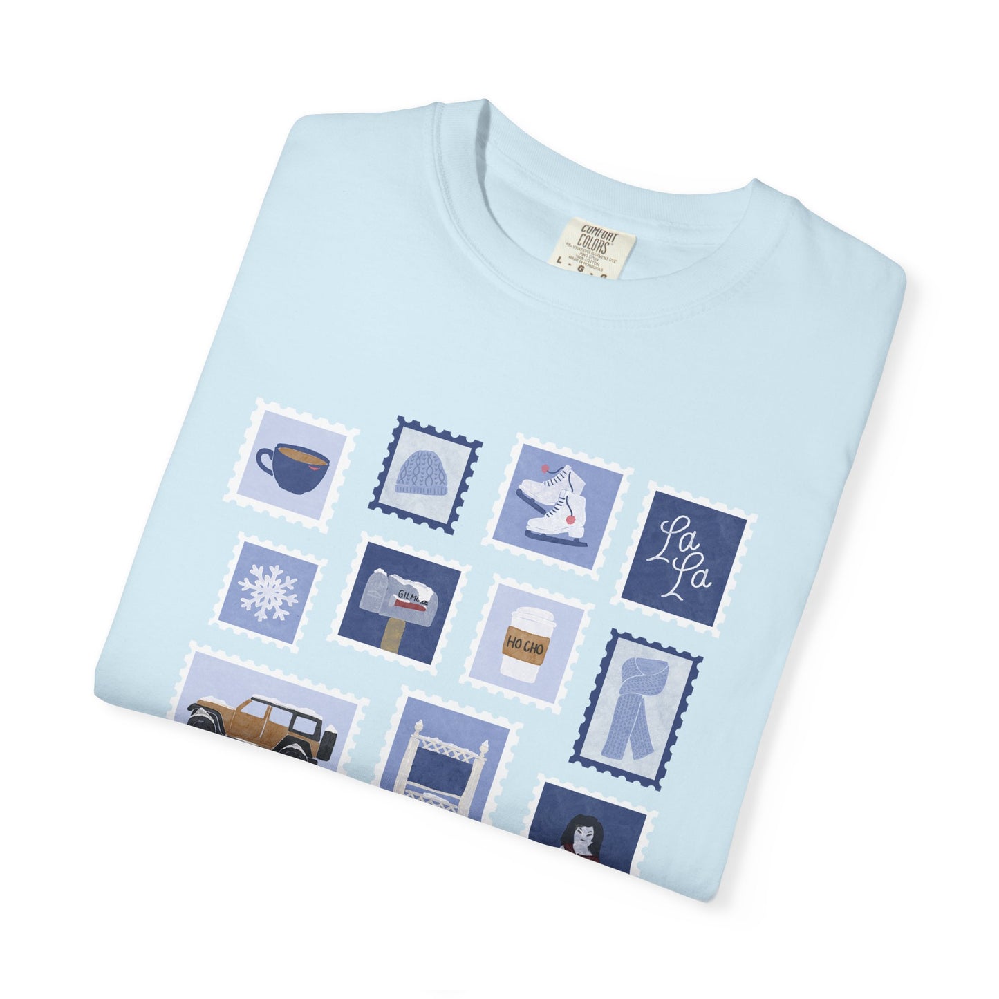 Winter Stamps Comfort Colors Tee