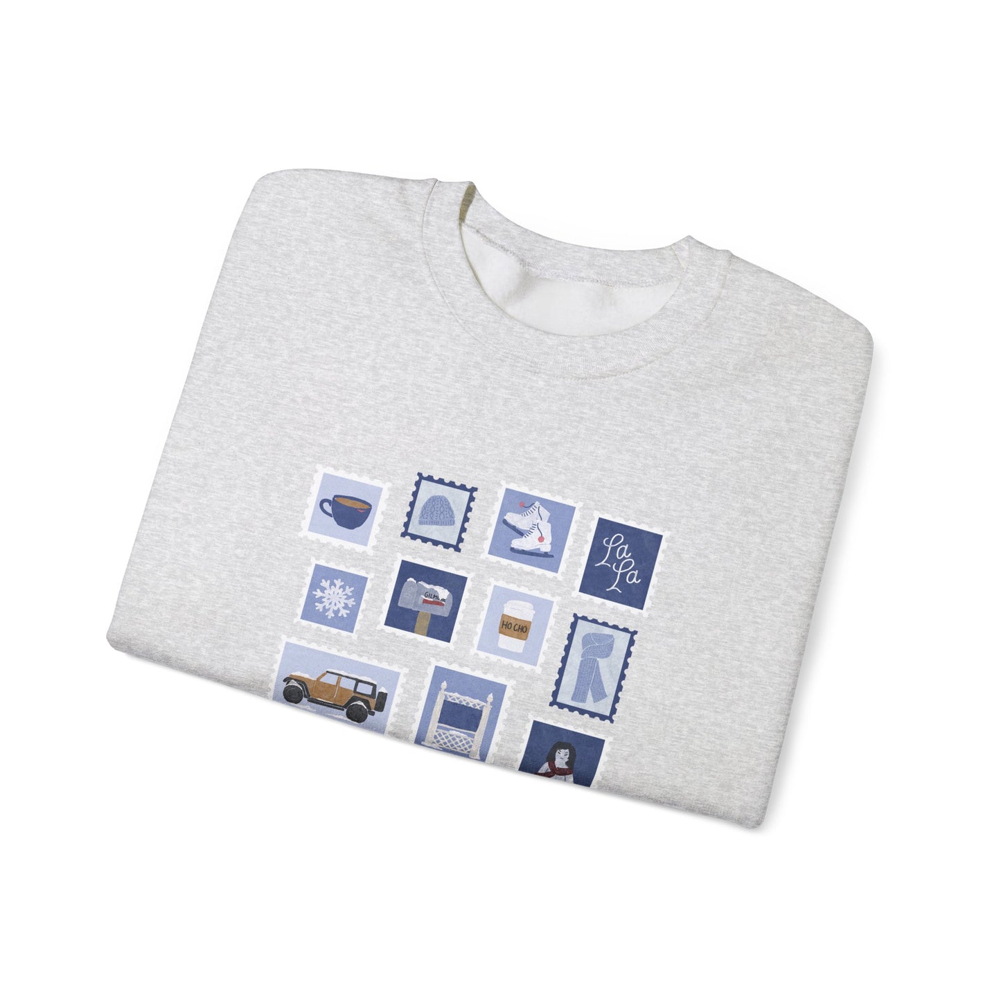 Winter Stamps Crewneck Sweatshirt