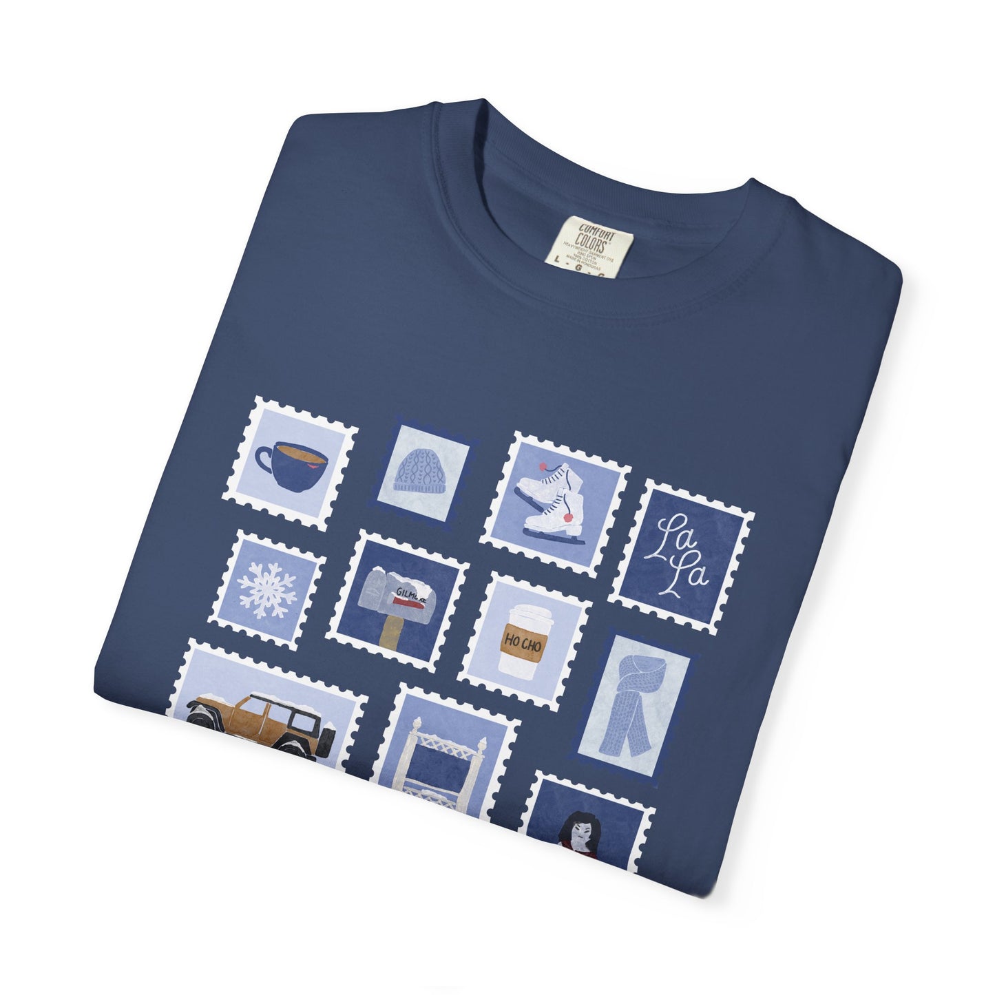 Winter Stamps Comfort Colors Tee