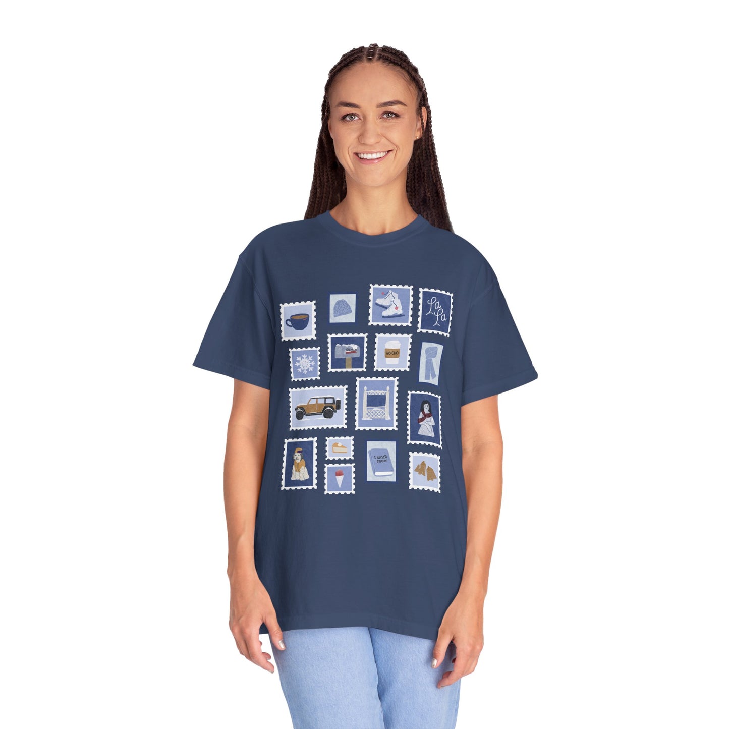 Winter Stamps Comfort Colors Tee