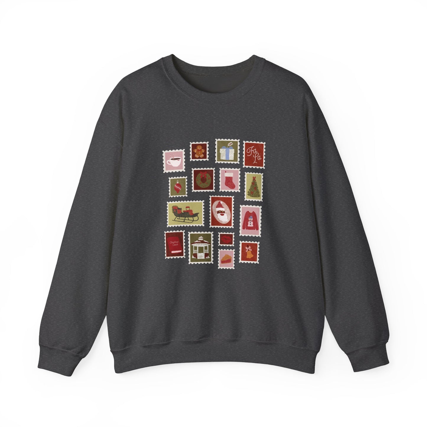 Holiday Stamps Crewneck Sweatshirt