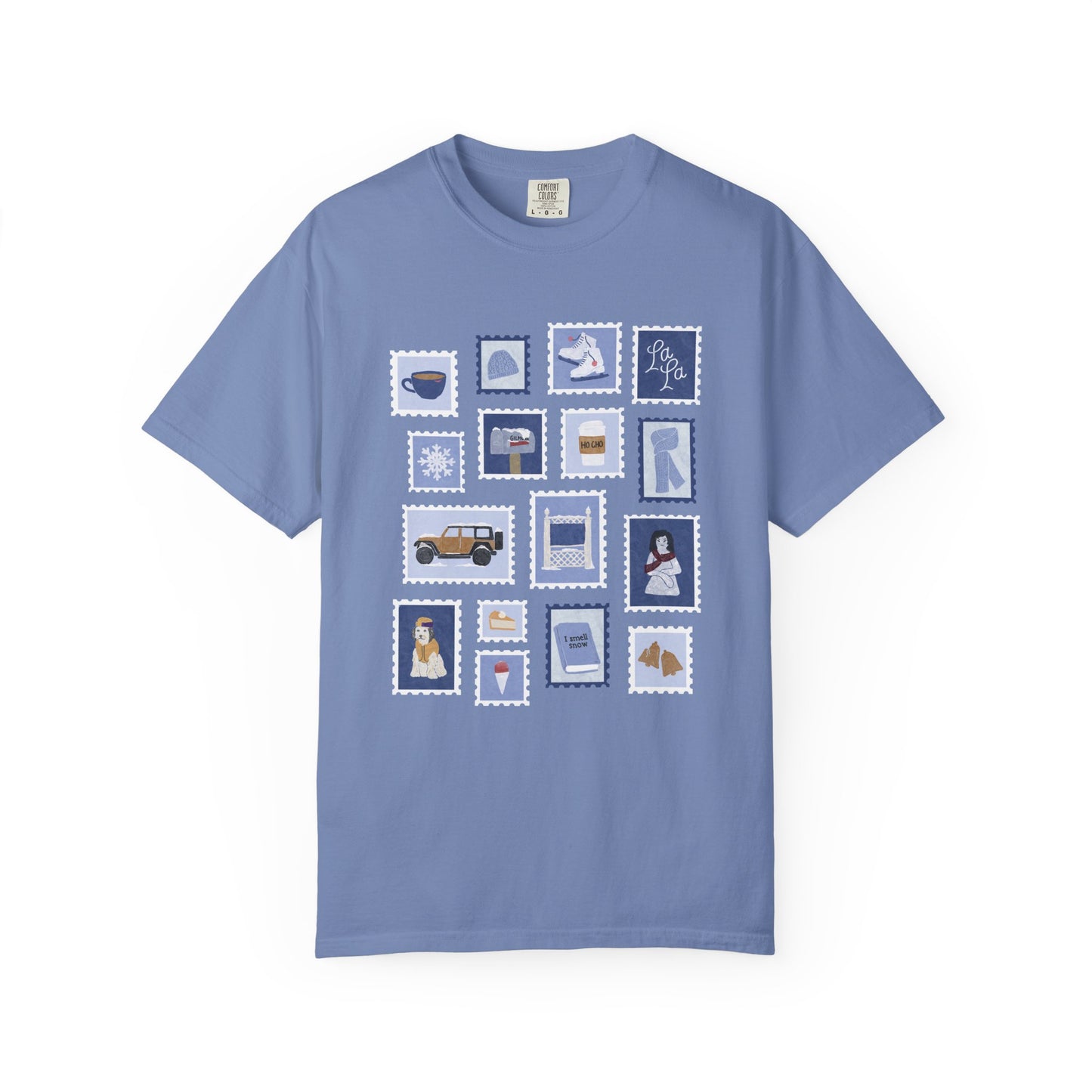 Winter Stamps Comfort Colors Tee