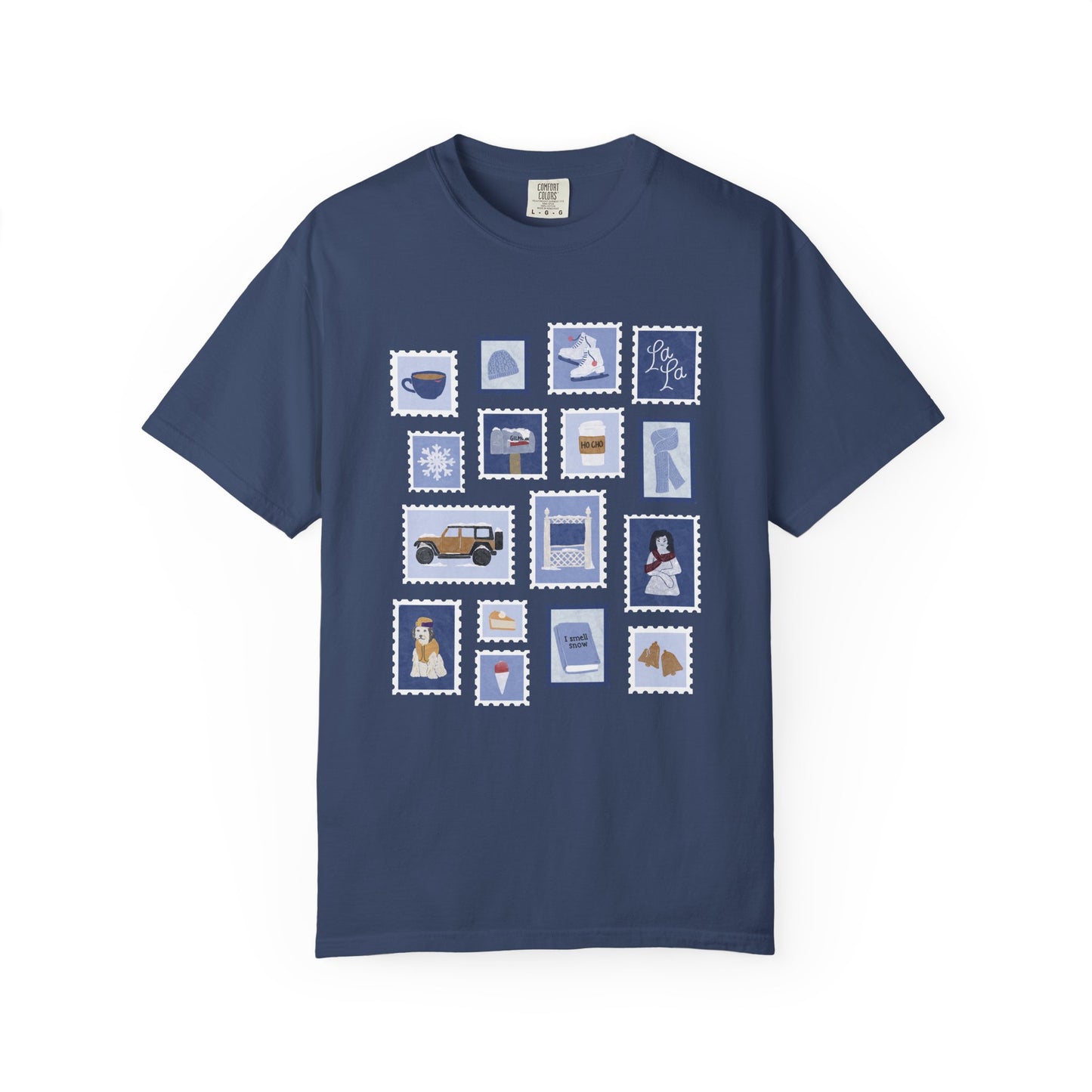 Winter Stamps Comfort Colors Tee