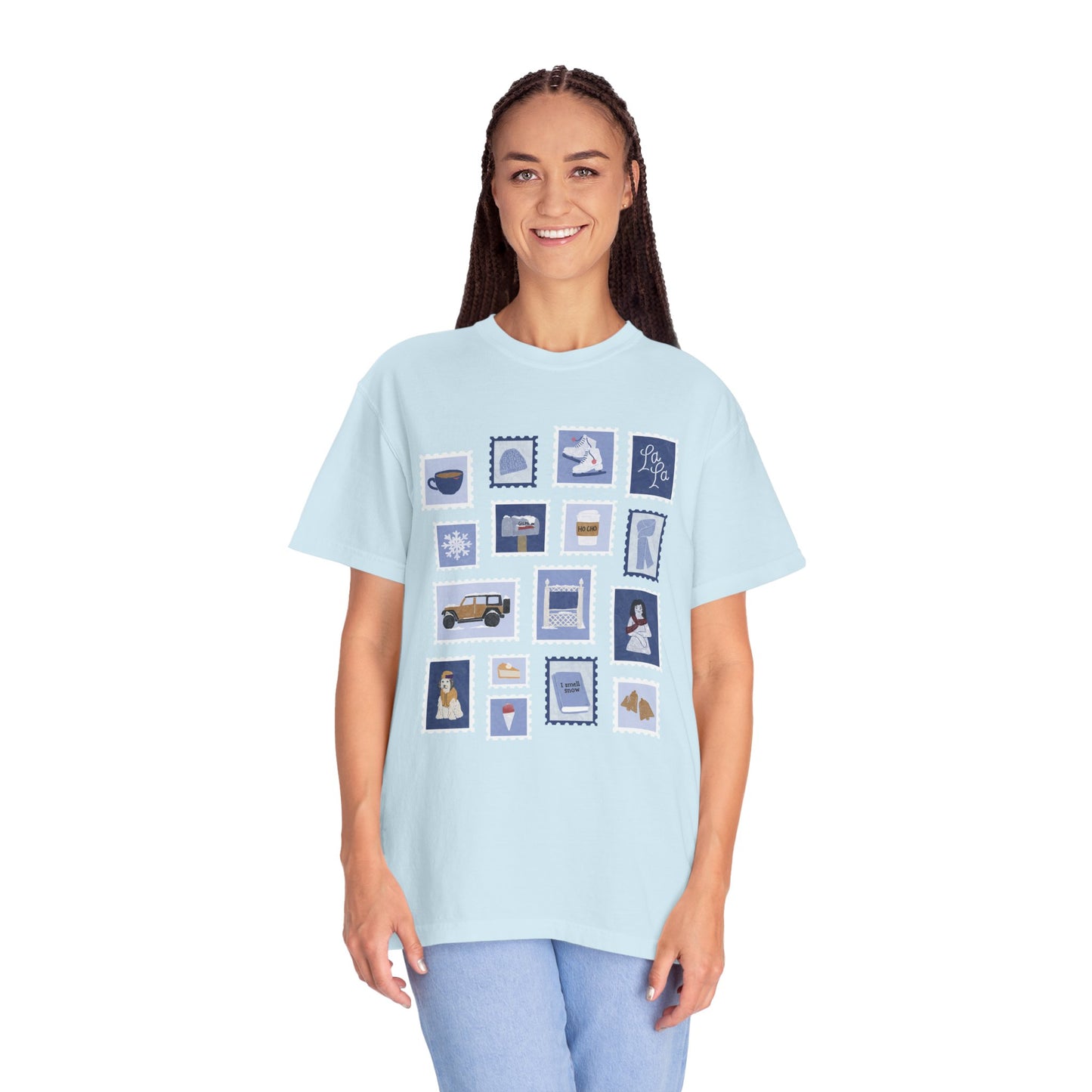 Winter Stamps Comfort Colors Tee