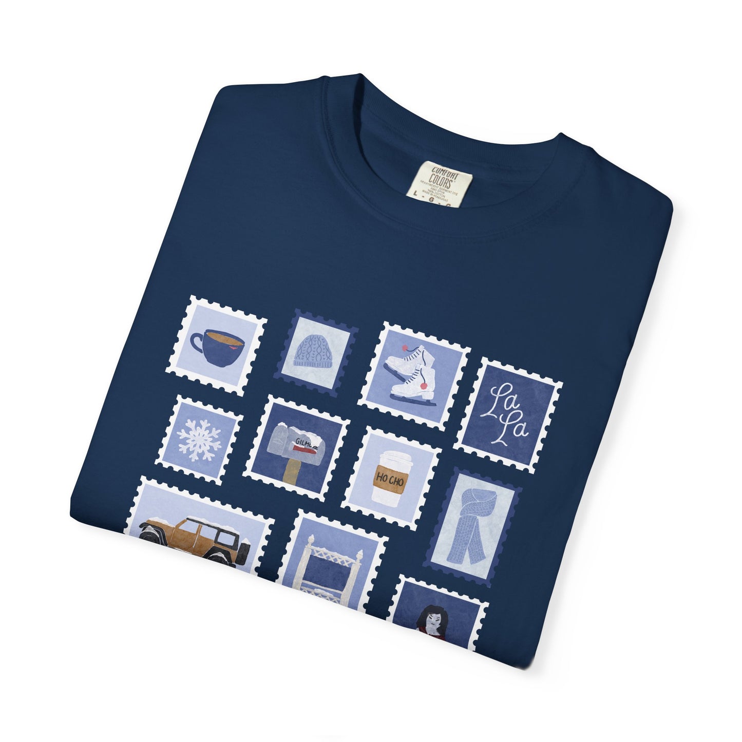 Winter Stamps Comfort Colors Tee
