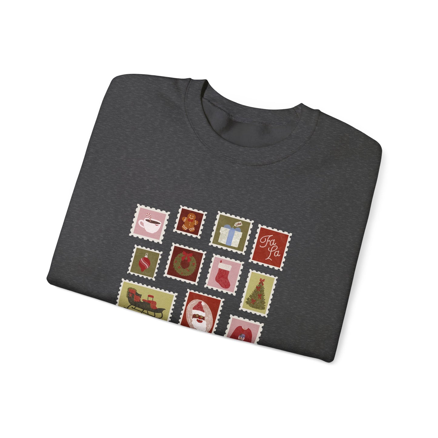 Holiday Stamps Crewneck Sweatshirt